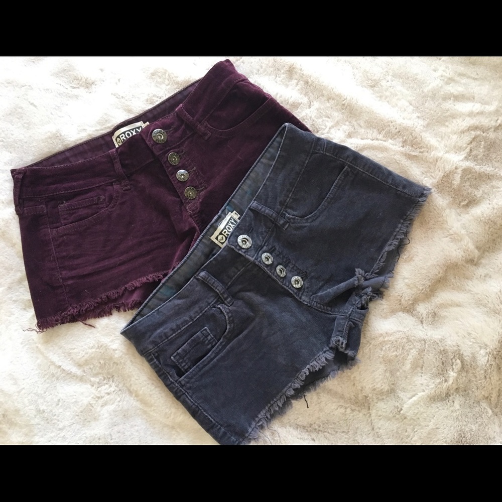 Women’s Roxy corduroy cut off shorts